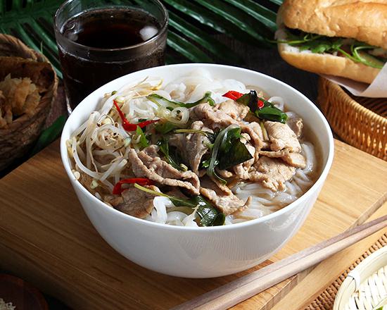酸辣豬肉河粉